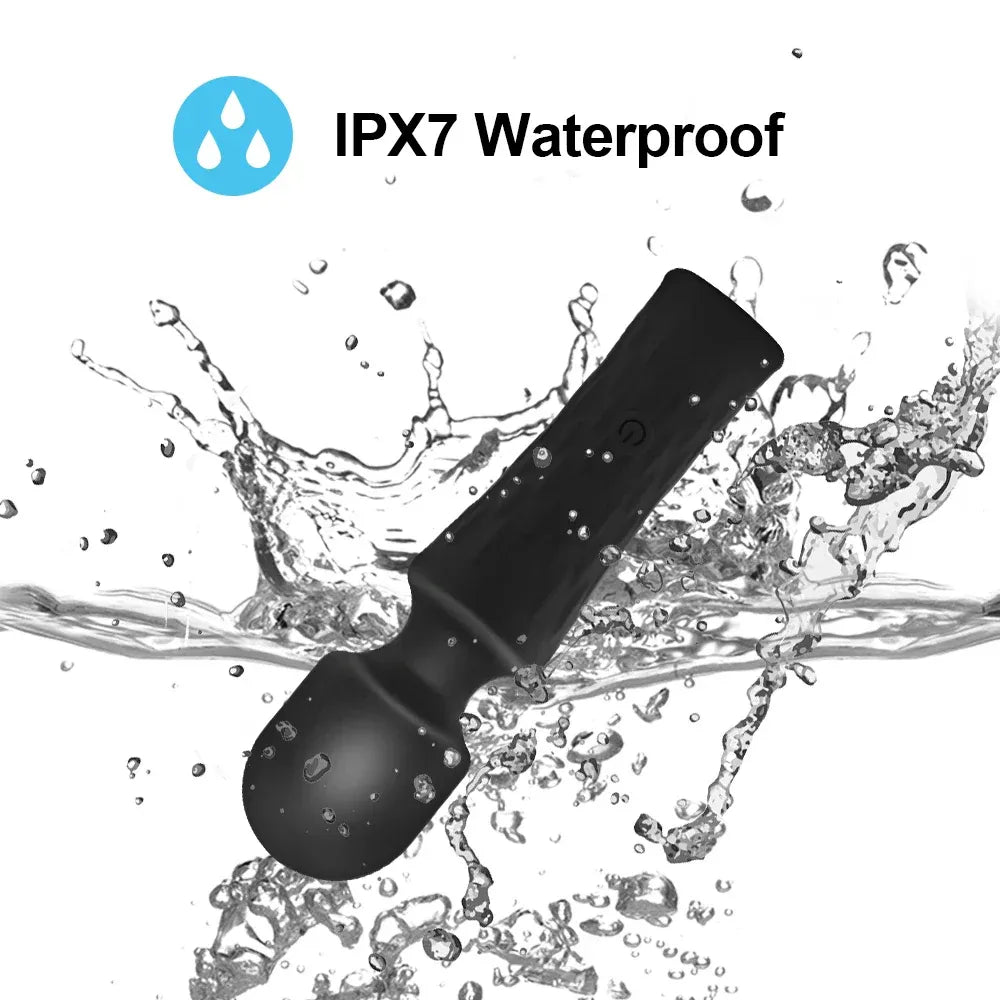 10 Modes Mini Av Magic Wand Vibrator Powerful Stimulator